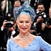 Sí, esa es Helen Mirren con cabello azul en el Festival de Cine de Cannes