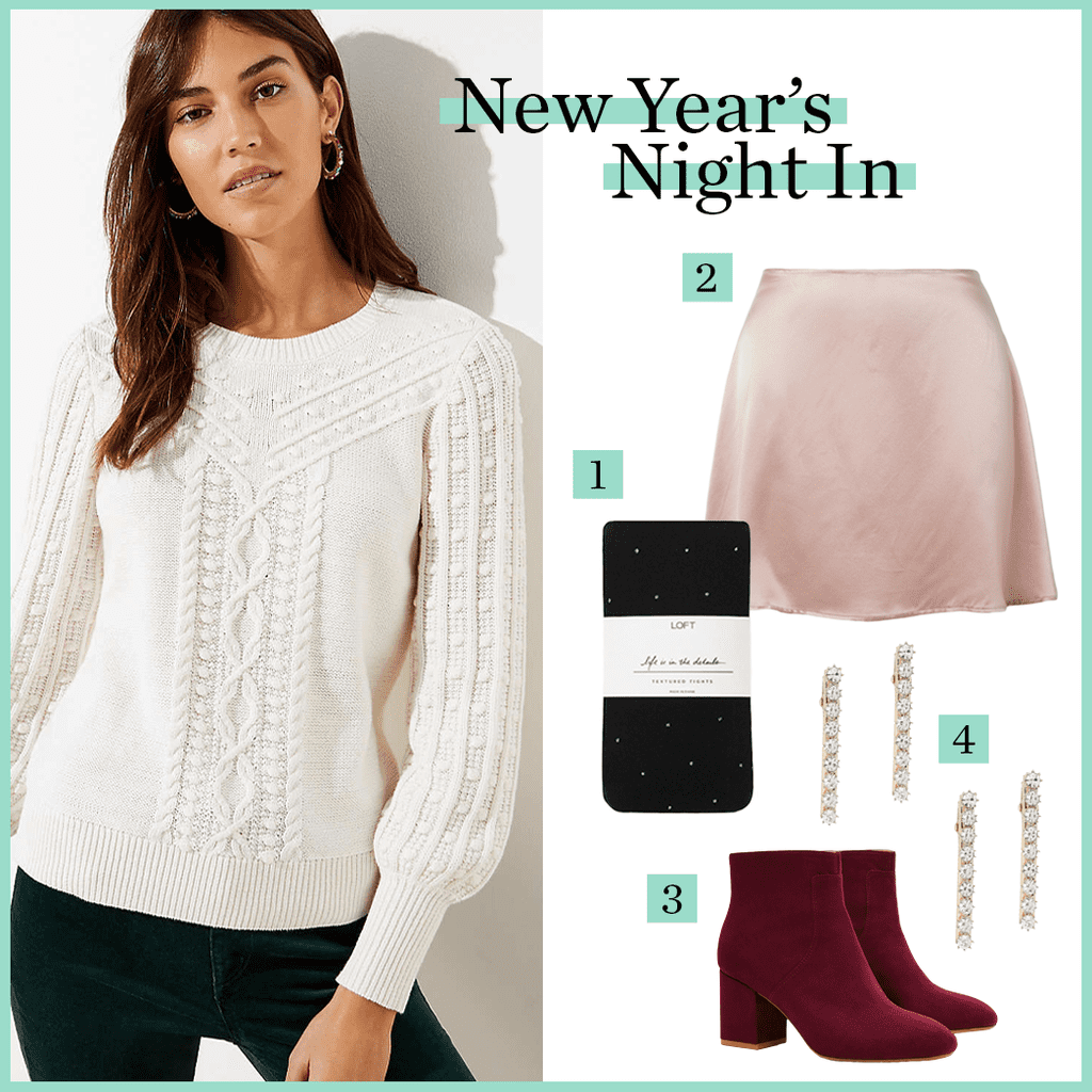 loft bobble cable sweater