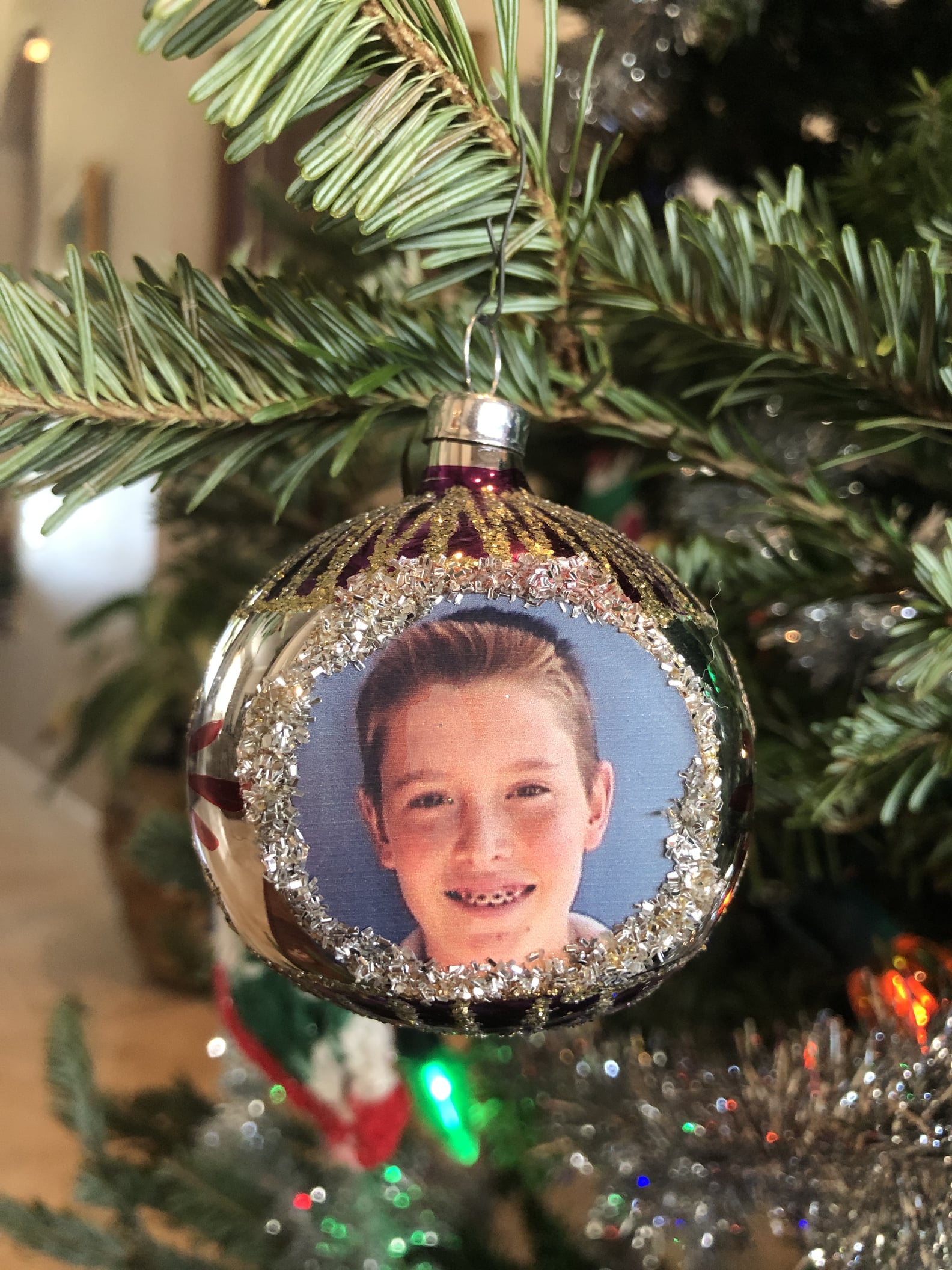 Decorating Family Christmas Tree With Mismatched Ornaments POPSUGAR