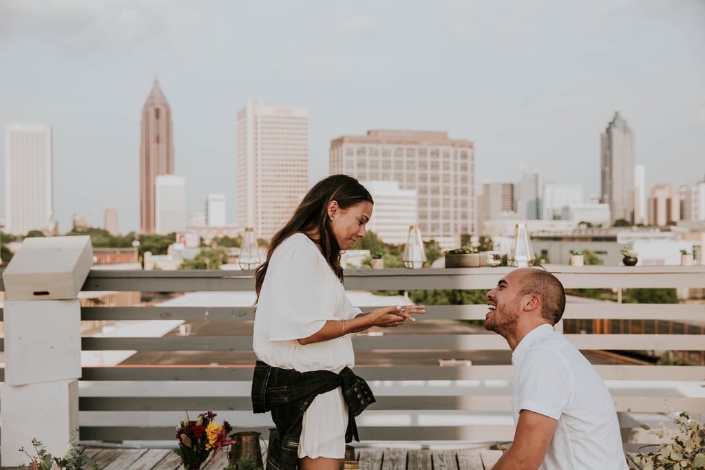 Rooftop Proposal in Atlanta