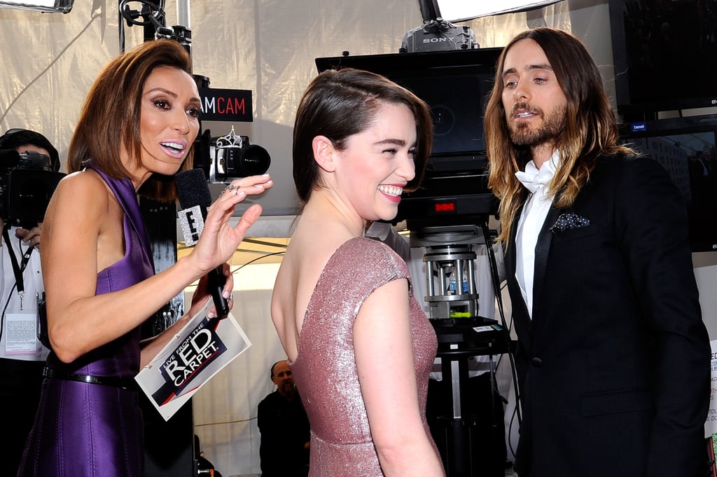 22. Jared Leto Flirts With Emilia Clarke