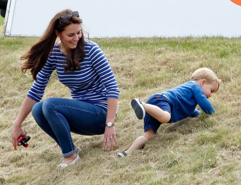 He Even Convinced Kate to Roll Down Hills With Him!