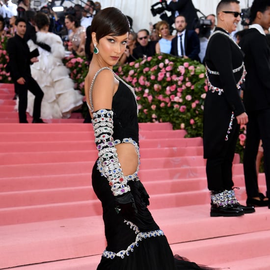 black outfit at met gala