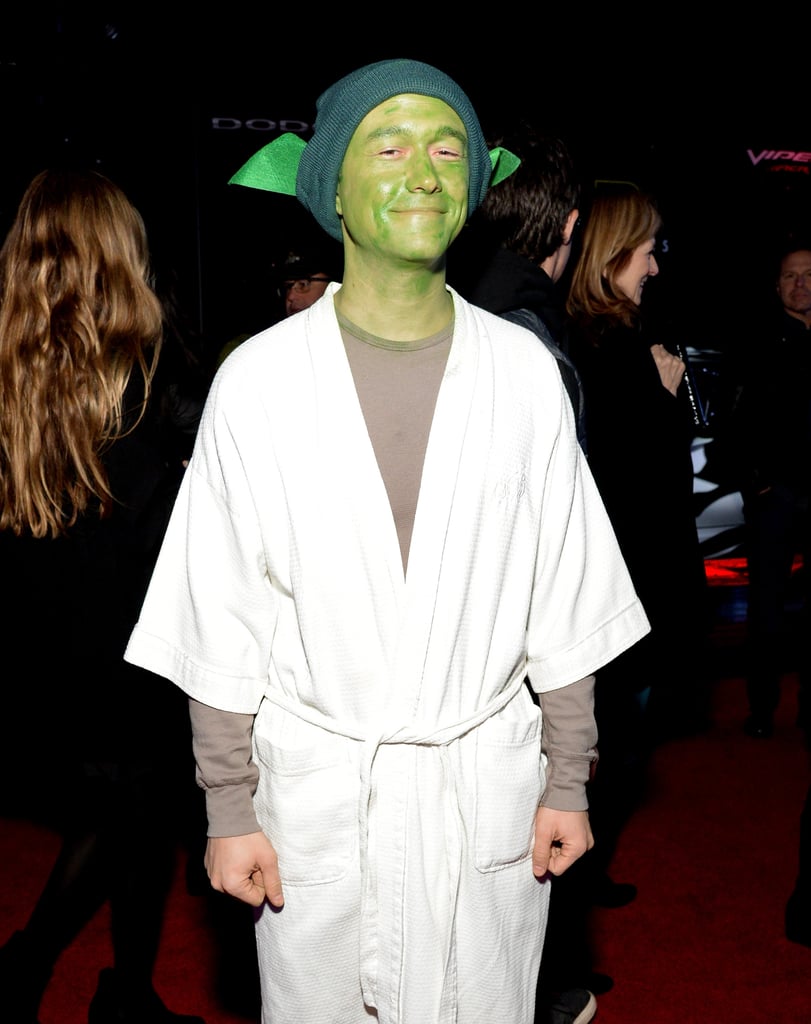 Joseph Gordon-Levitt Yoda Costume at Star Wars Premiere 2015