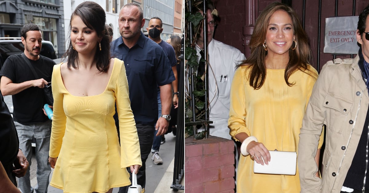 Selena Gomez Wears a Yellow ’60s Glemaud Get dressed in London