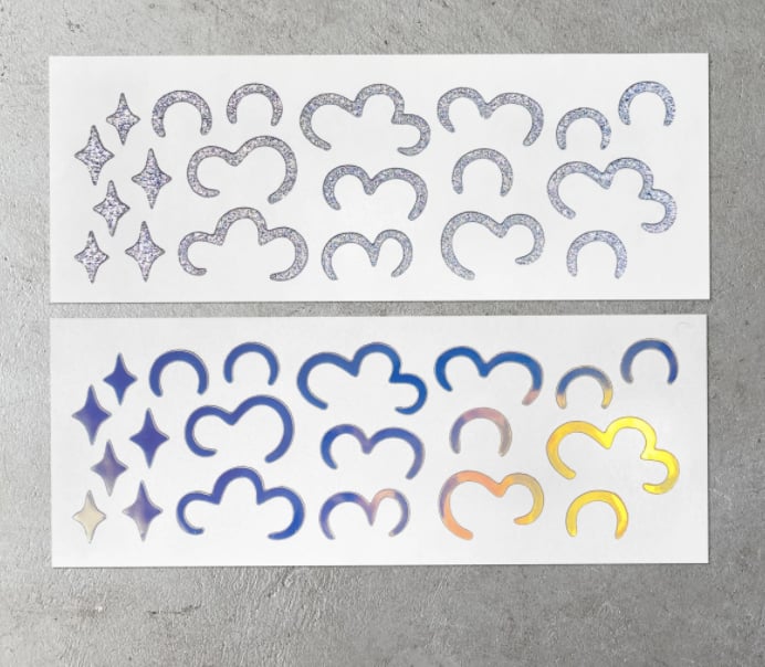 Donni x Face Lace "Head in the Clouds" Face Decals