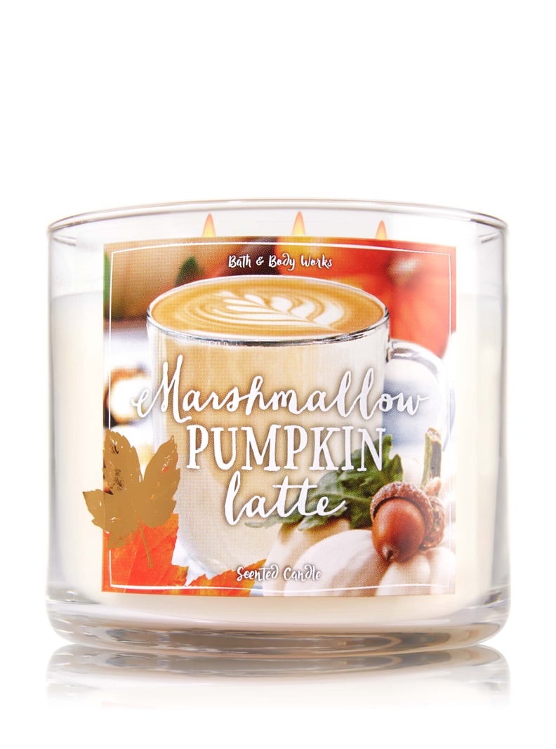 Bath & Body Works Scented 3-Wick Candle in Marshmallow Pumpkin Latte