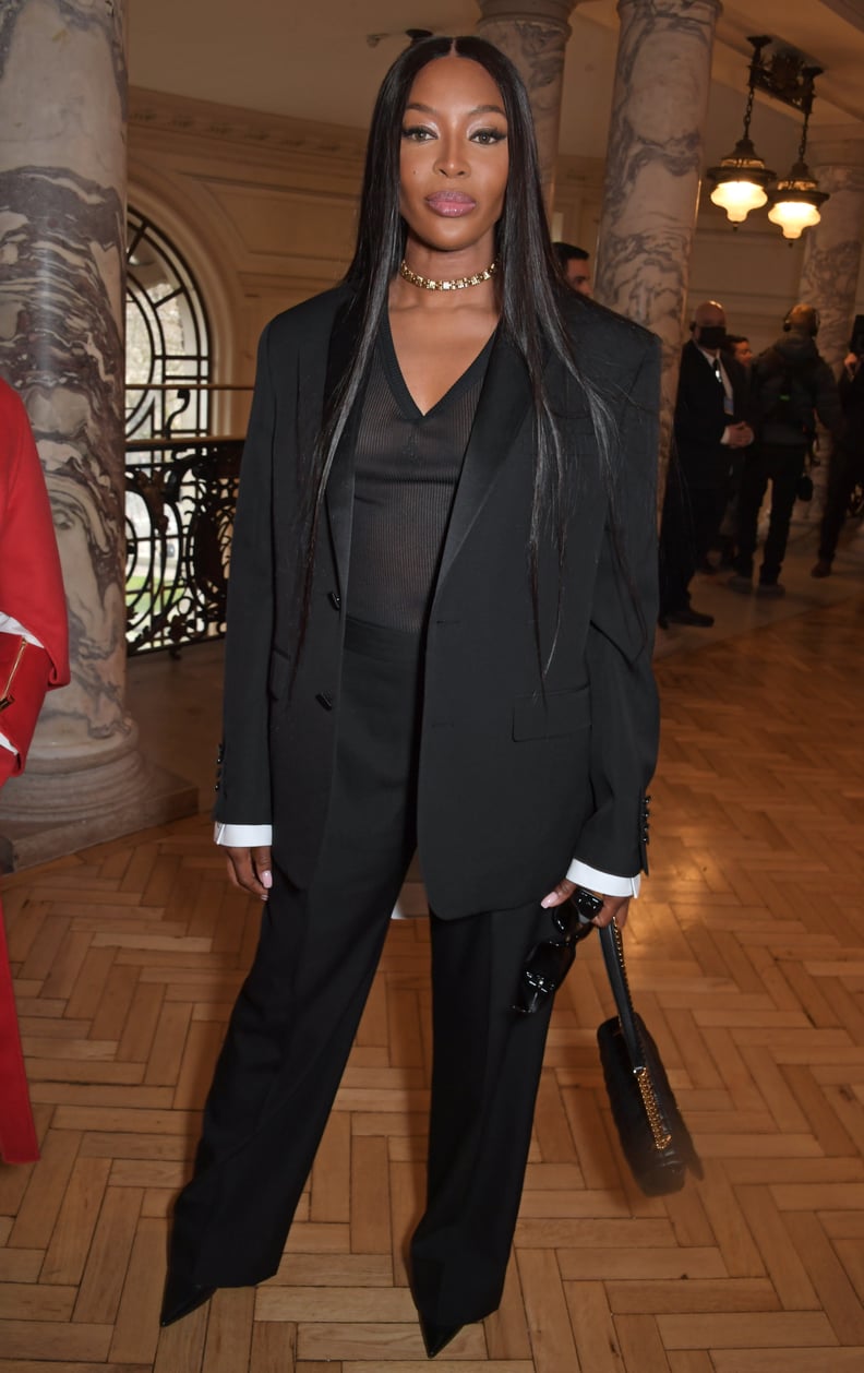 Naomi Campbell at Burberry