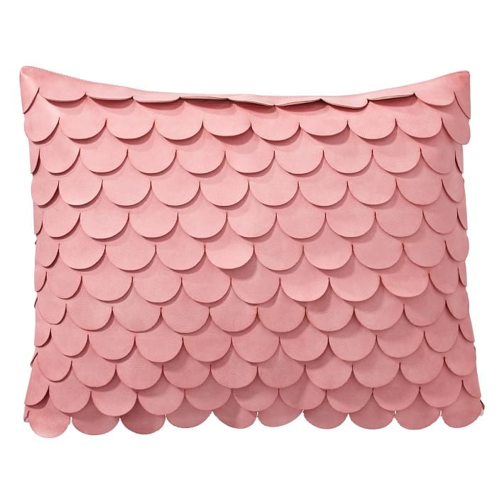 A Mermaid Textured Pillow