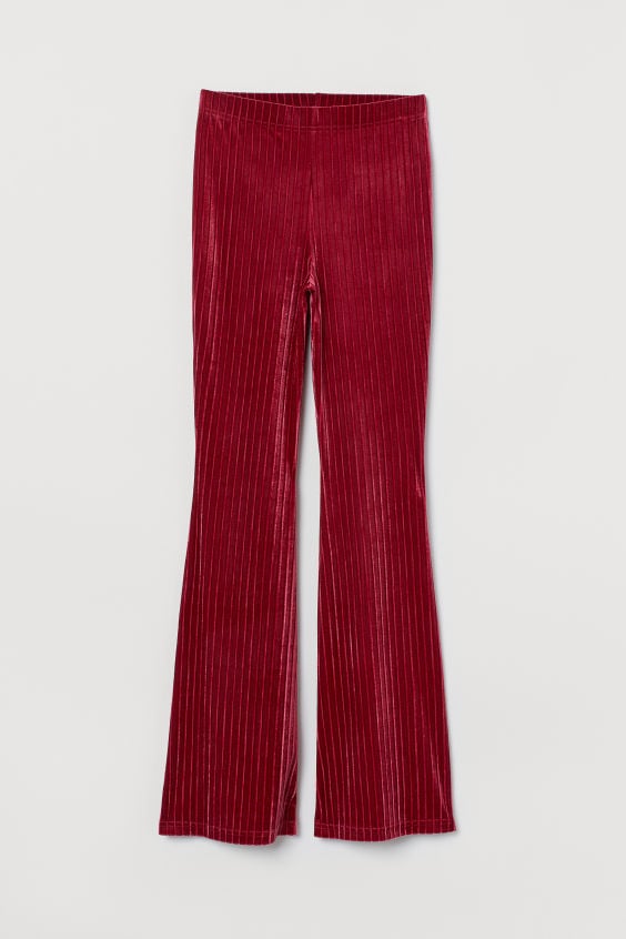 Ribbed Velour Pants