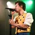 Harry Styles Adds an "Olivia" Thigh Tattoo to His Collection