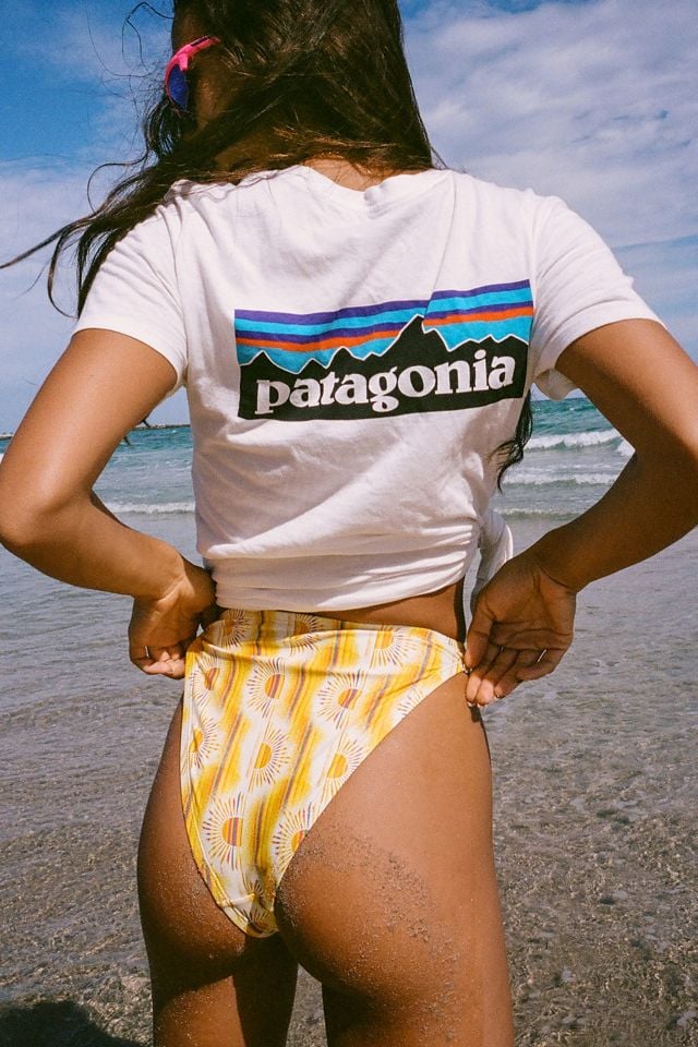 Out From Under Heidi Printed High-Cut Bikini Bottom