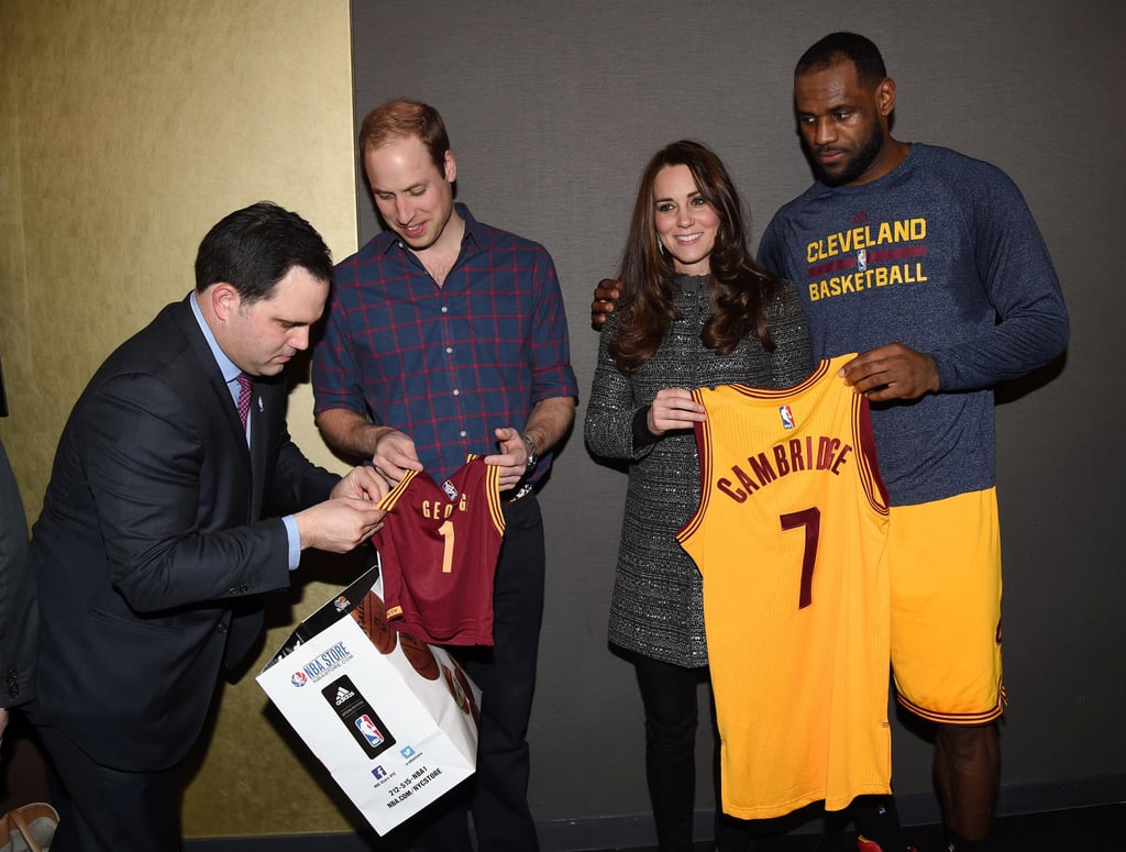 LeBron James Meeting Kate Middleton and Prince William