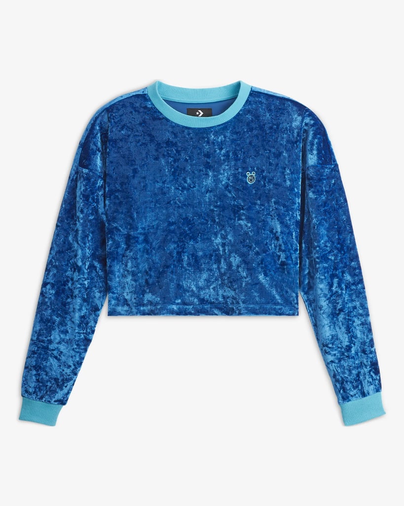 Converse x Miley Cyrus Women's Velvet Long-Sleeve Crop T-Shirt ($45)