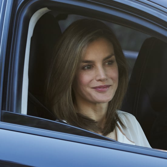 Queen Letizia and King Felipe VI Driving Daughters to School