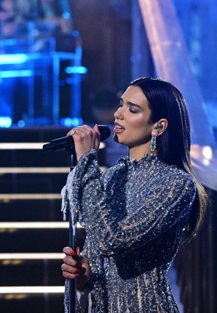 Dua Lipa's Balenciaga Gowns at Elton John's Oscars Party