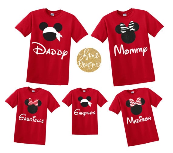 Matching Disney Shirt Sets 