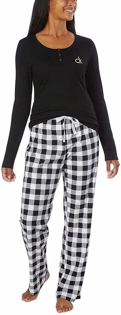 Cozy Pajamas: Calvin Klein 2 Piece Fleece Pajama Set