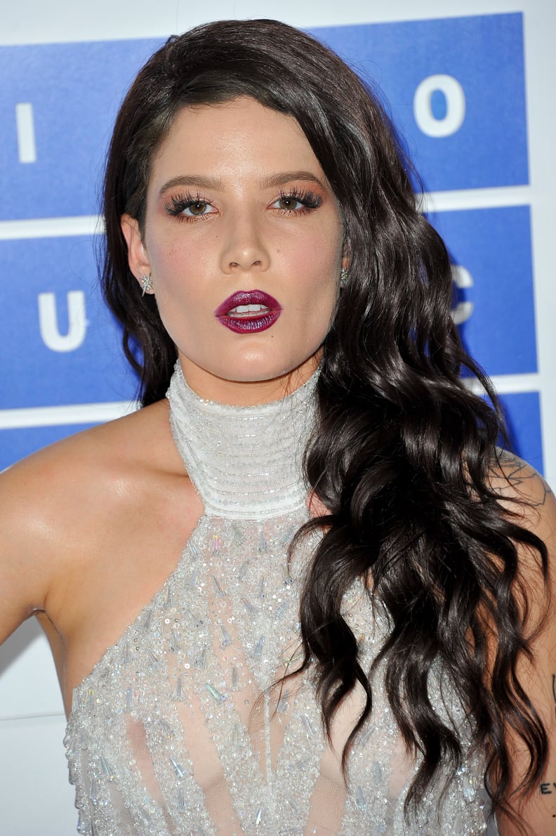 Halsey's Long Brown Hair in 2016