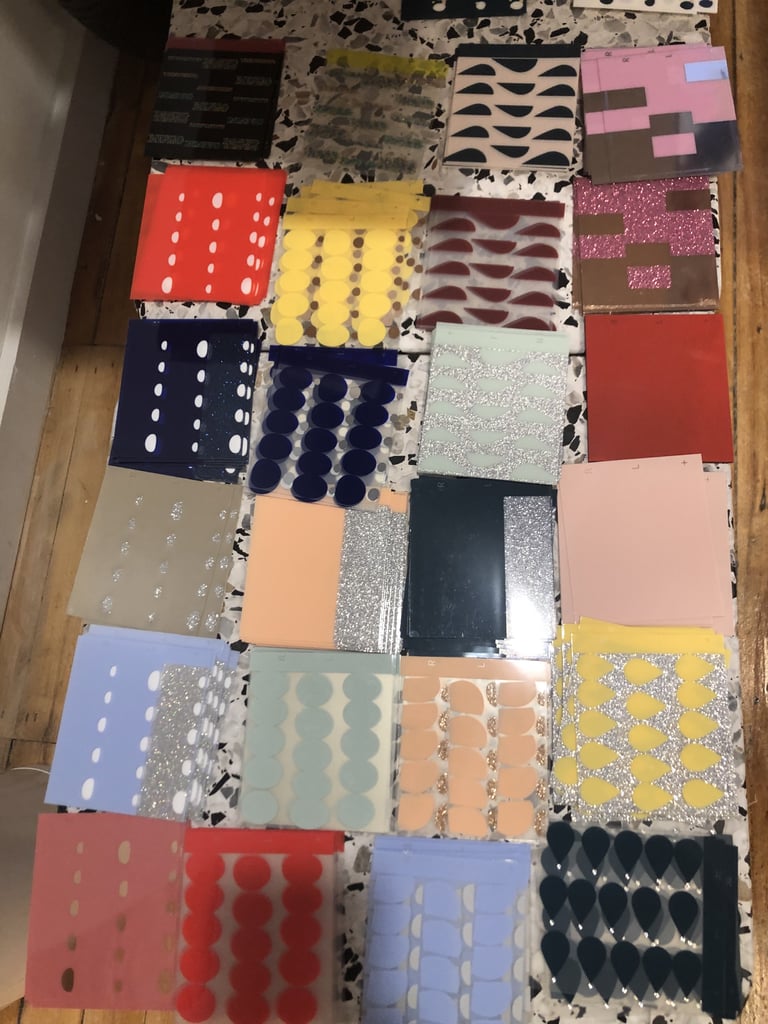 Nail Wraps Before Personalization