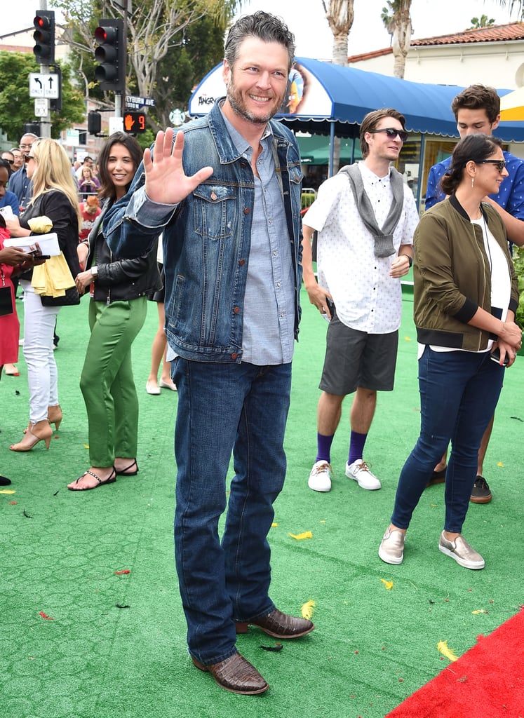 Gwen Stefani and Blake Shelton at Angry Birds LA Premiere