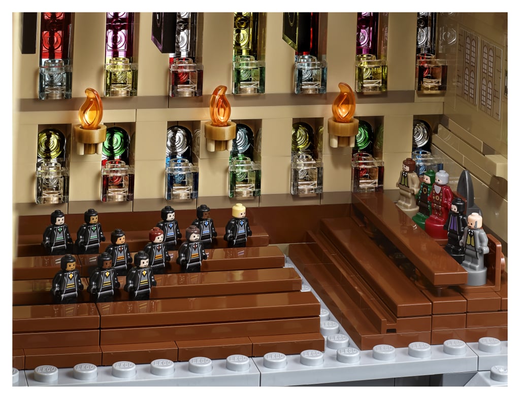 The Great Hall with buildable stained glass windows.