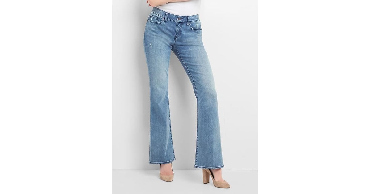 gap petite flare jeans