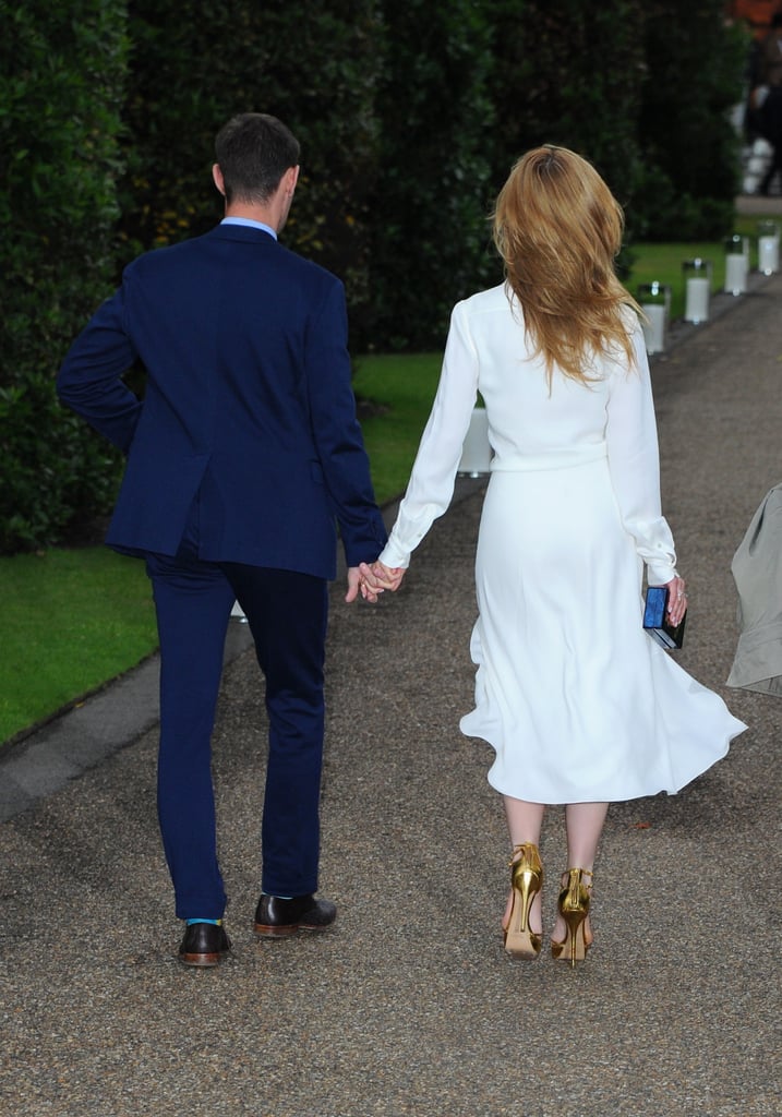 Matt Smith and Lily James at the Vogue and Ralph Lauren Wimbledon Party