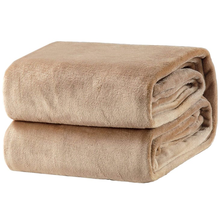 Bedsure Flannel Fleece Luxury Blanket in Camel (18) Bestselling