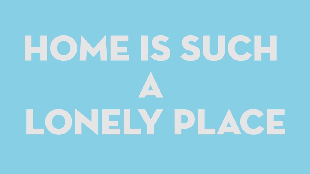 "Home Is Such a Lonely Place," Blink 182