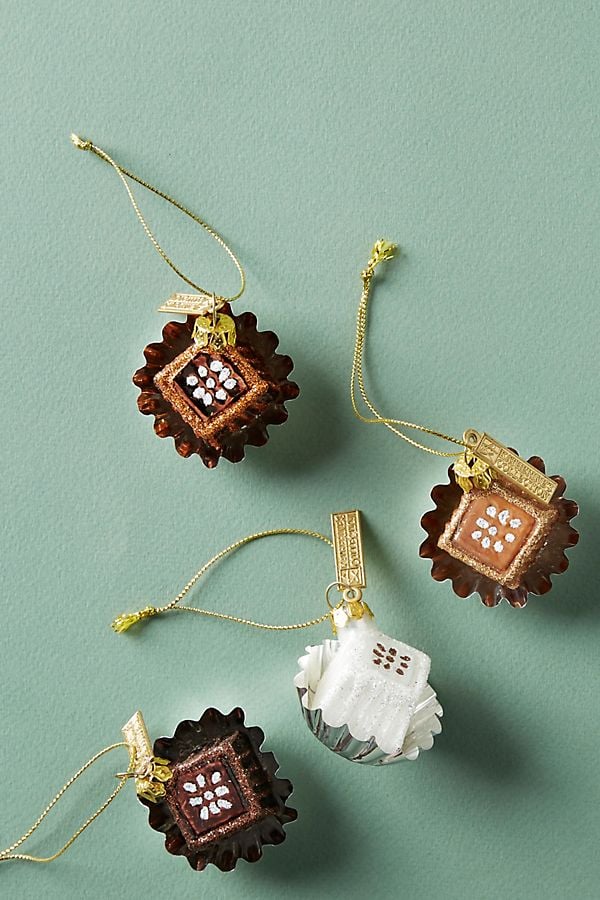 Chocolate Box Ornaments, Set of 4