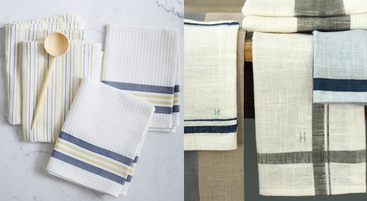 Buy it: Striped tea towels ($16)  
DIY it: This tea towel DIY is easy to copy and will spruce up your kitchen — or create the perfect hostess gift.
Source: West Elm, Jenny Steffens Hobick