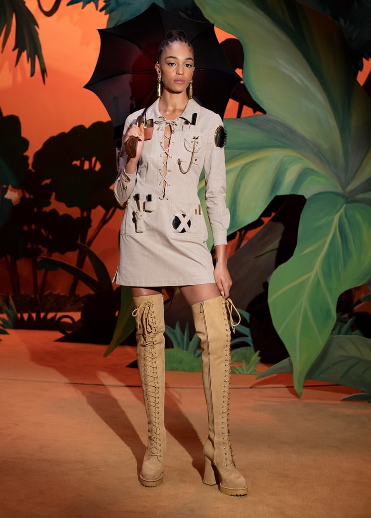Hailey Bieber Walks in the Fall 2021 Moschino Runway Show