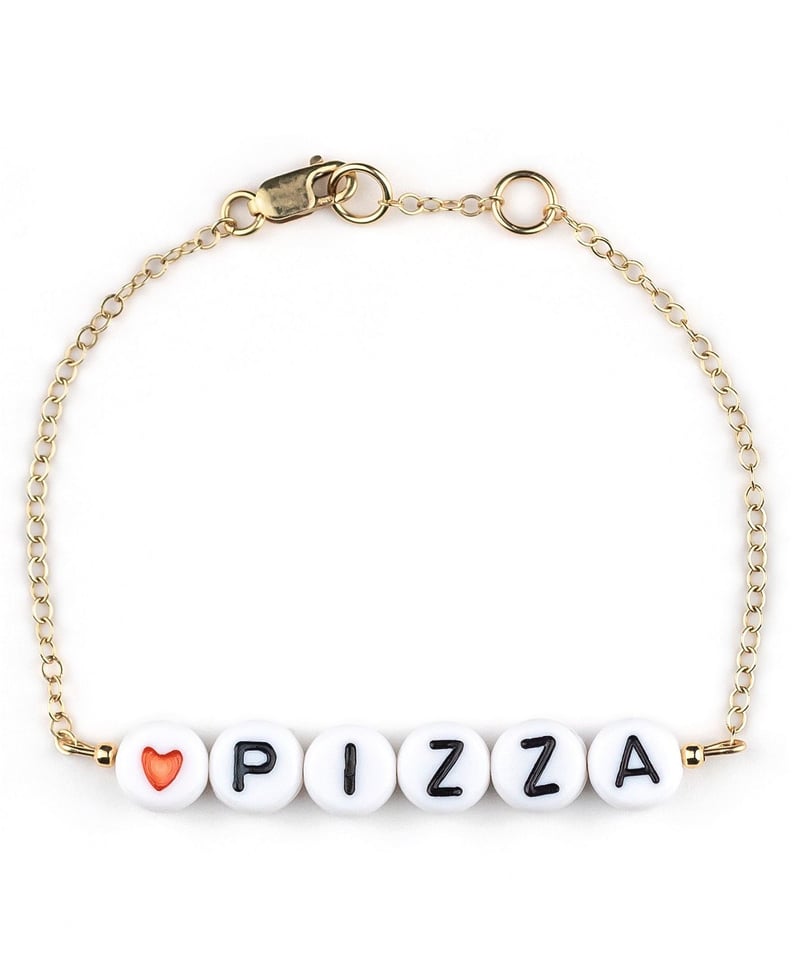 For Accessorizing: Ryan Porter Pizza 18k Gold Plated Bracelet