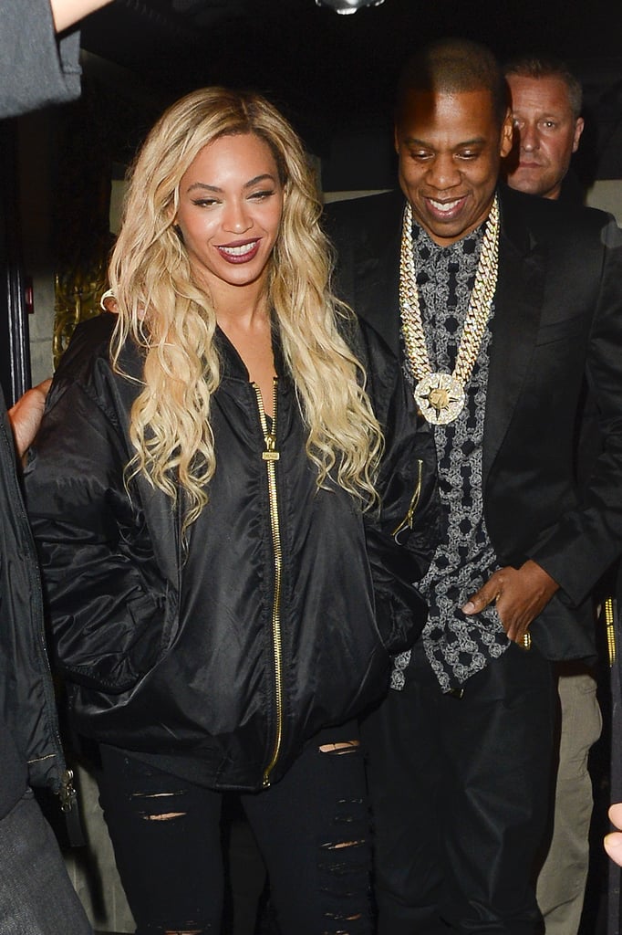 Beyonce and Jay Z Out in London