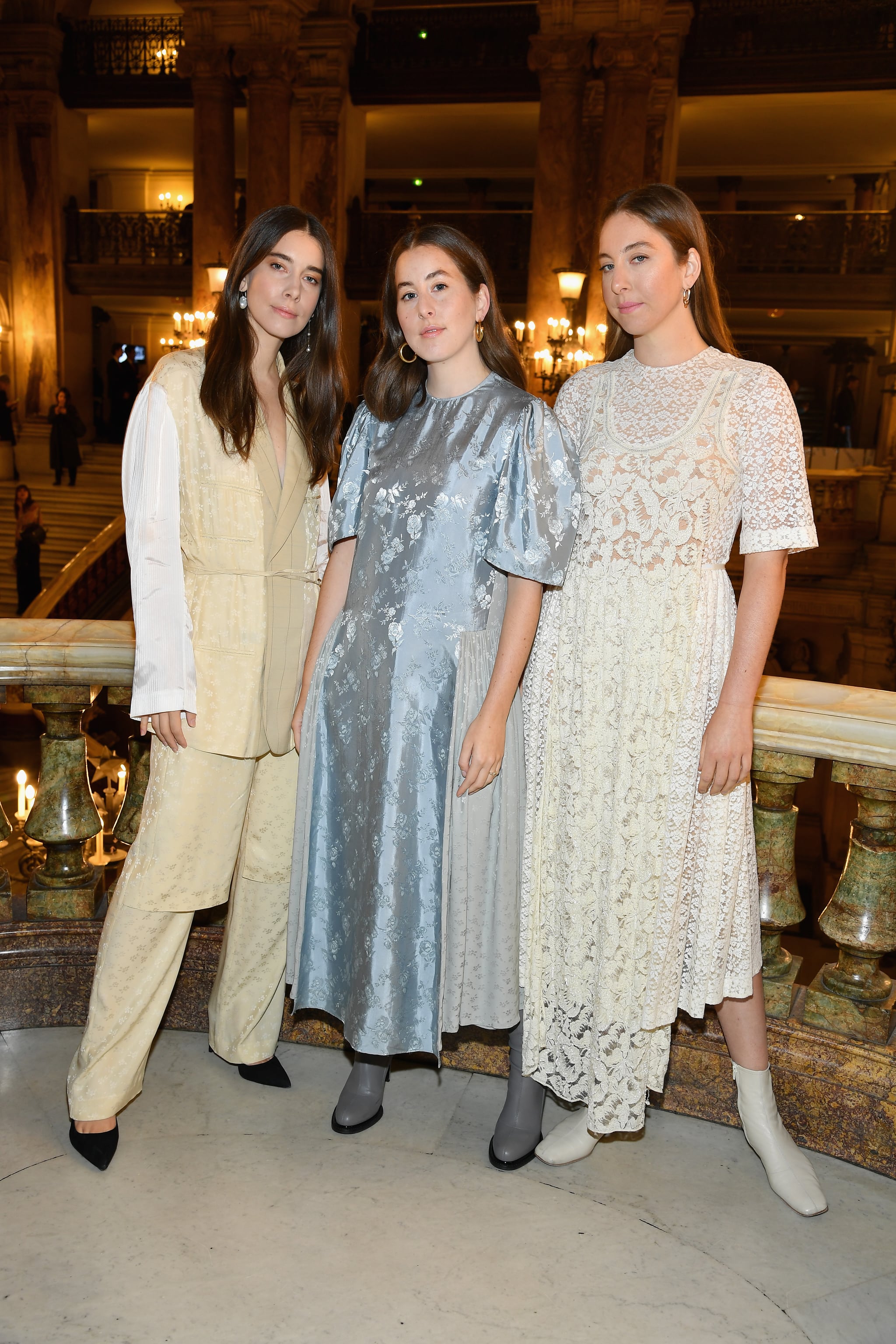 Alana Haim, Este Haim, Danielle Haim at PARIS FASHION WEEK SS20