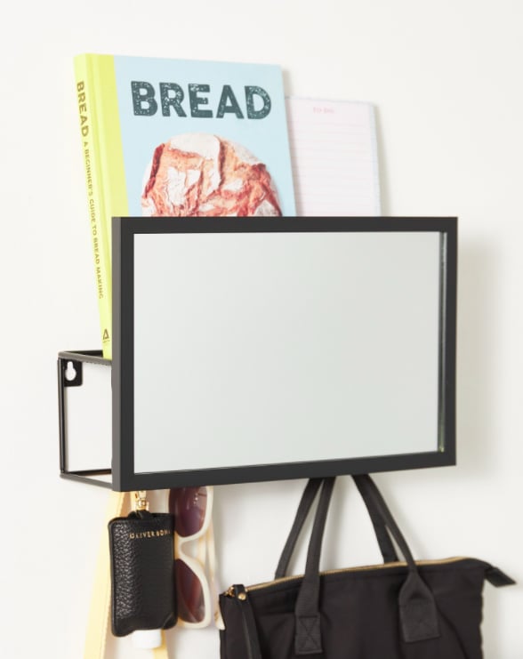 Oliver Bonas Black Rectangle Wall Mirror