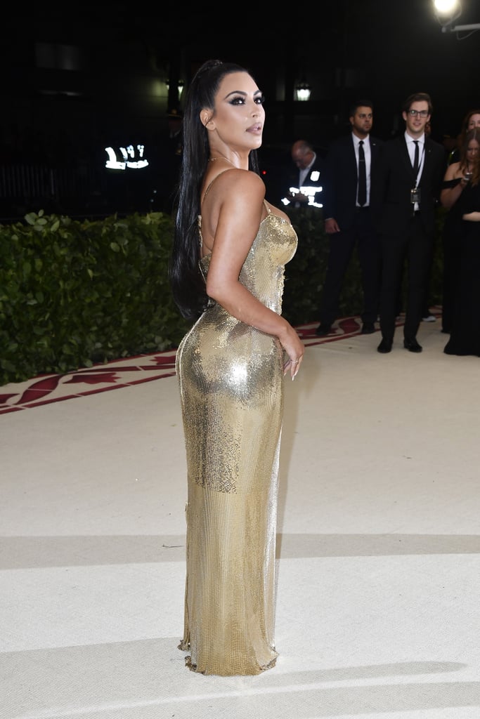 Kim Kardashian Versace Dress at the 2018 Met Gala