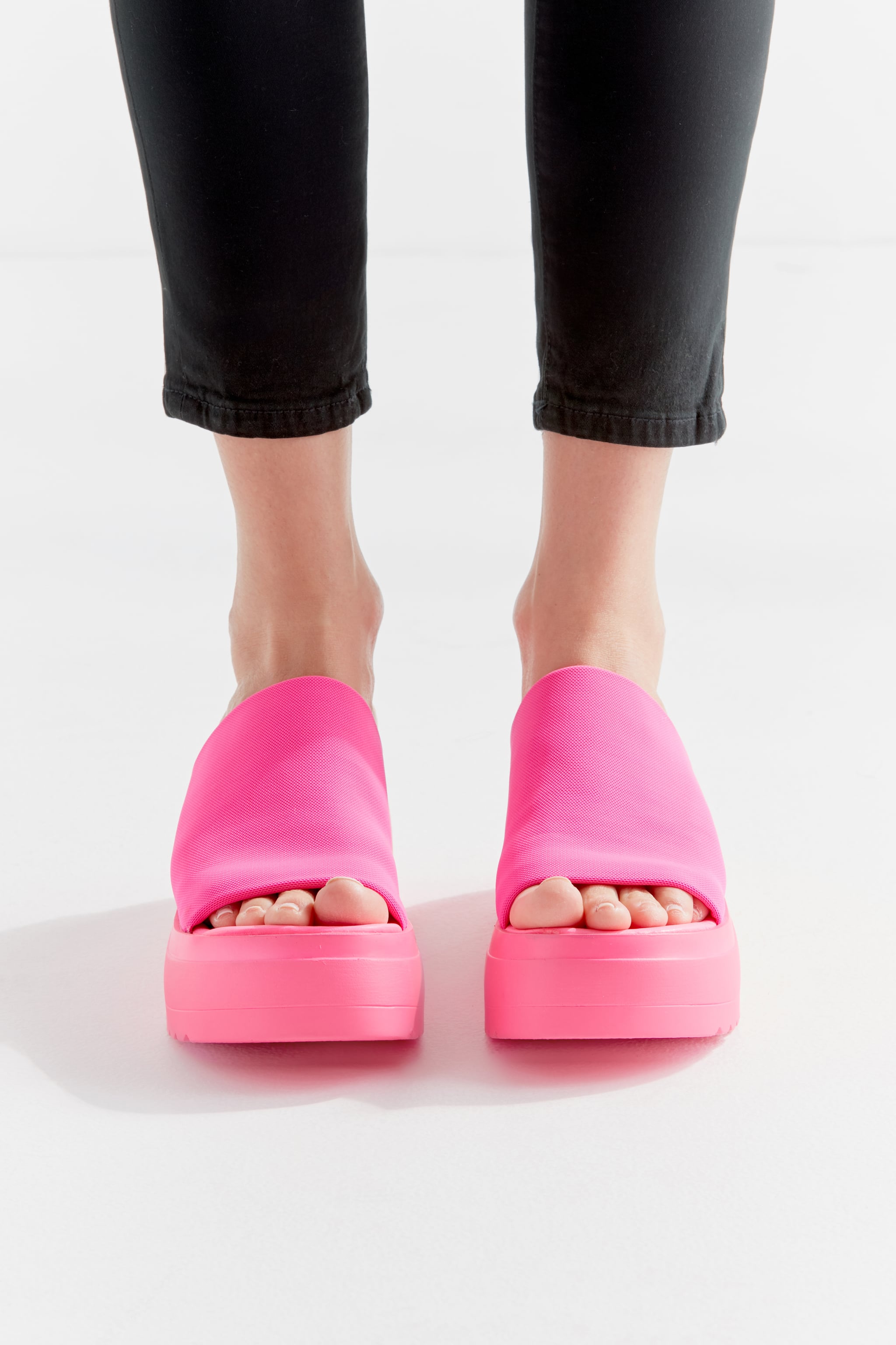 steve madden pink platform sandals