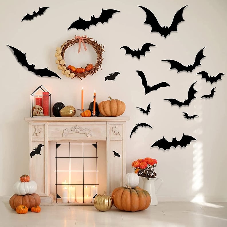Petpawjoy Halloween Decoration 3D Bats Wall Decor Stickers