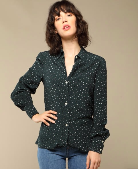 Rouje Chloe Shirt With Dots Print