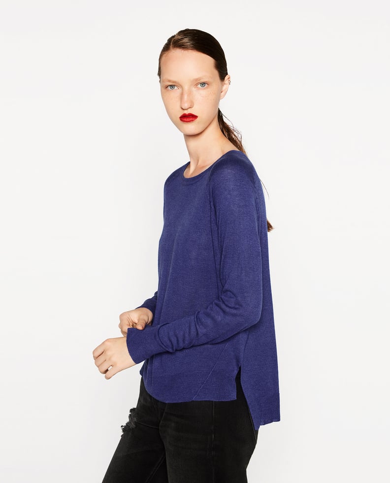 A Solid Colored Sweater For Casual Days