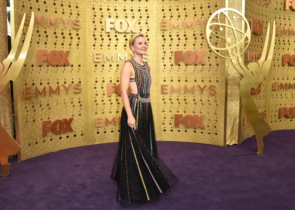 Kristen Bell's Dior Emmys Dress Has Rainbow Beads