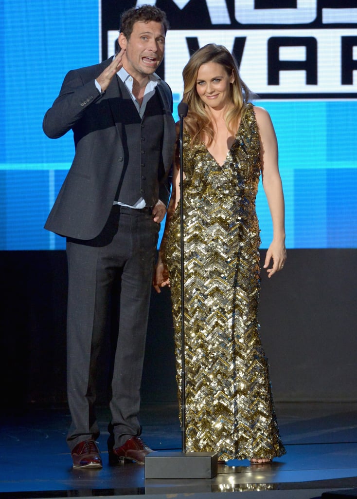 Alicia Silverstone at the American Music Awards 2015