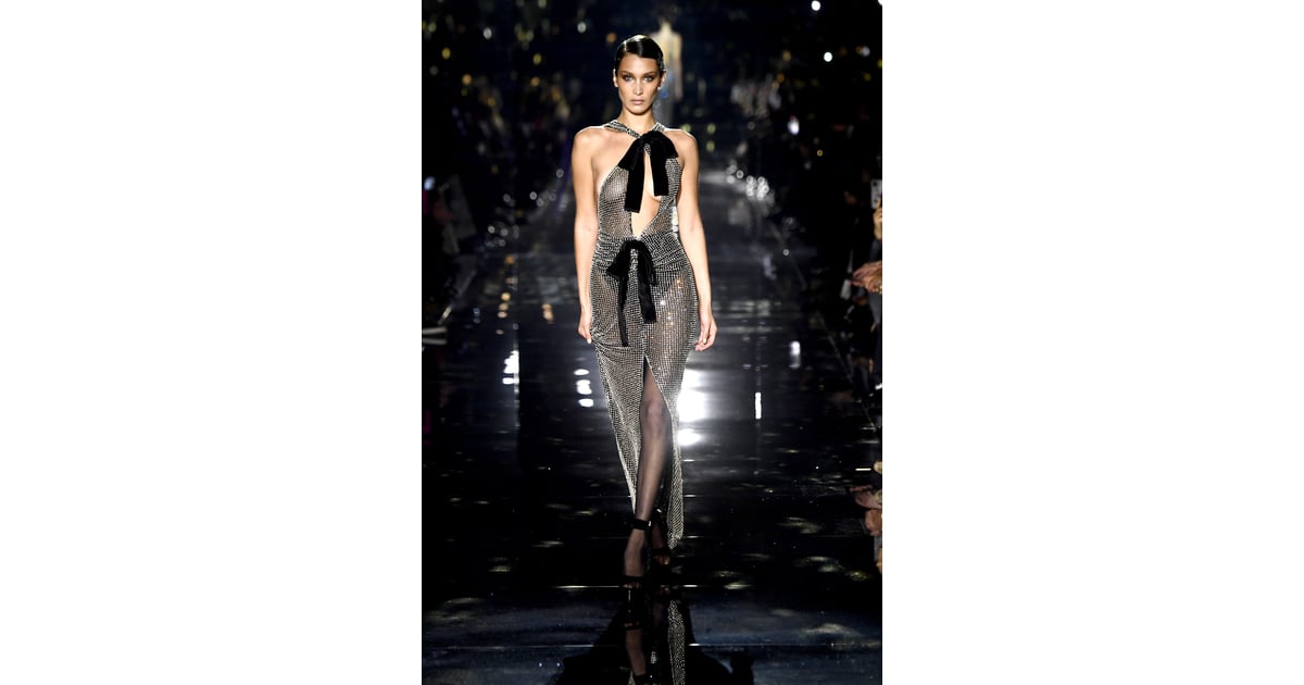 Bella Hadid on the Tom Ford Fall 2020 Runway, The Red Carpet! The Runway!  Tom Ford's Fashion Show Was an Ode to Hollywood Glamour