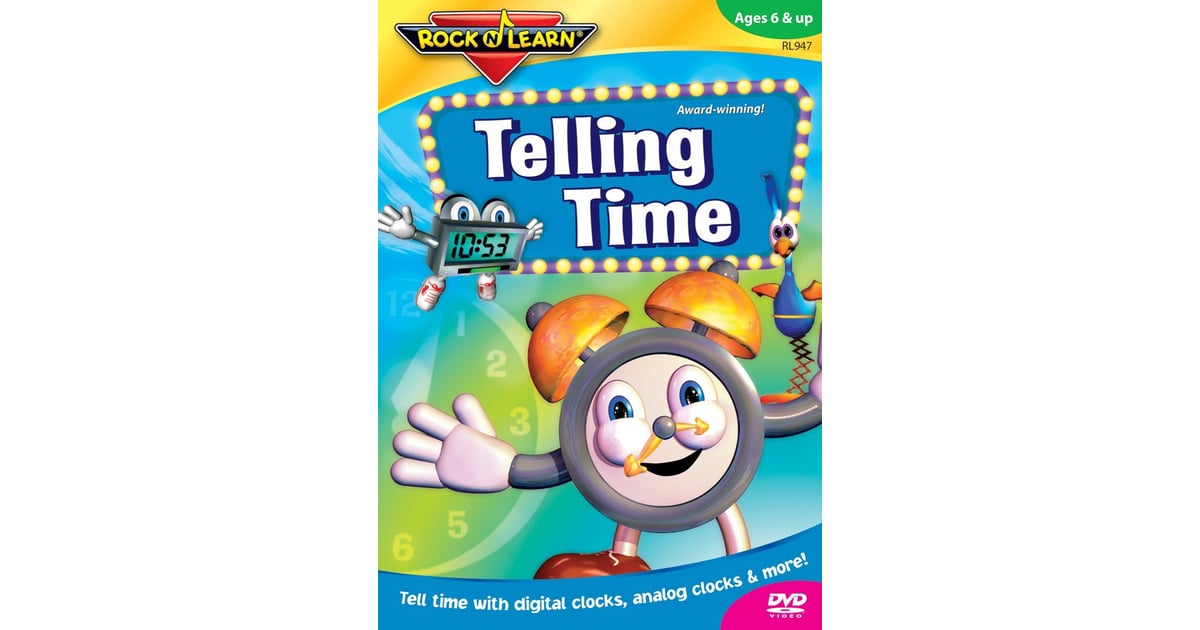 Rock 'N Learn's Telling Time  Tools to Teach Time  POPSUGAR Family