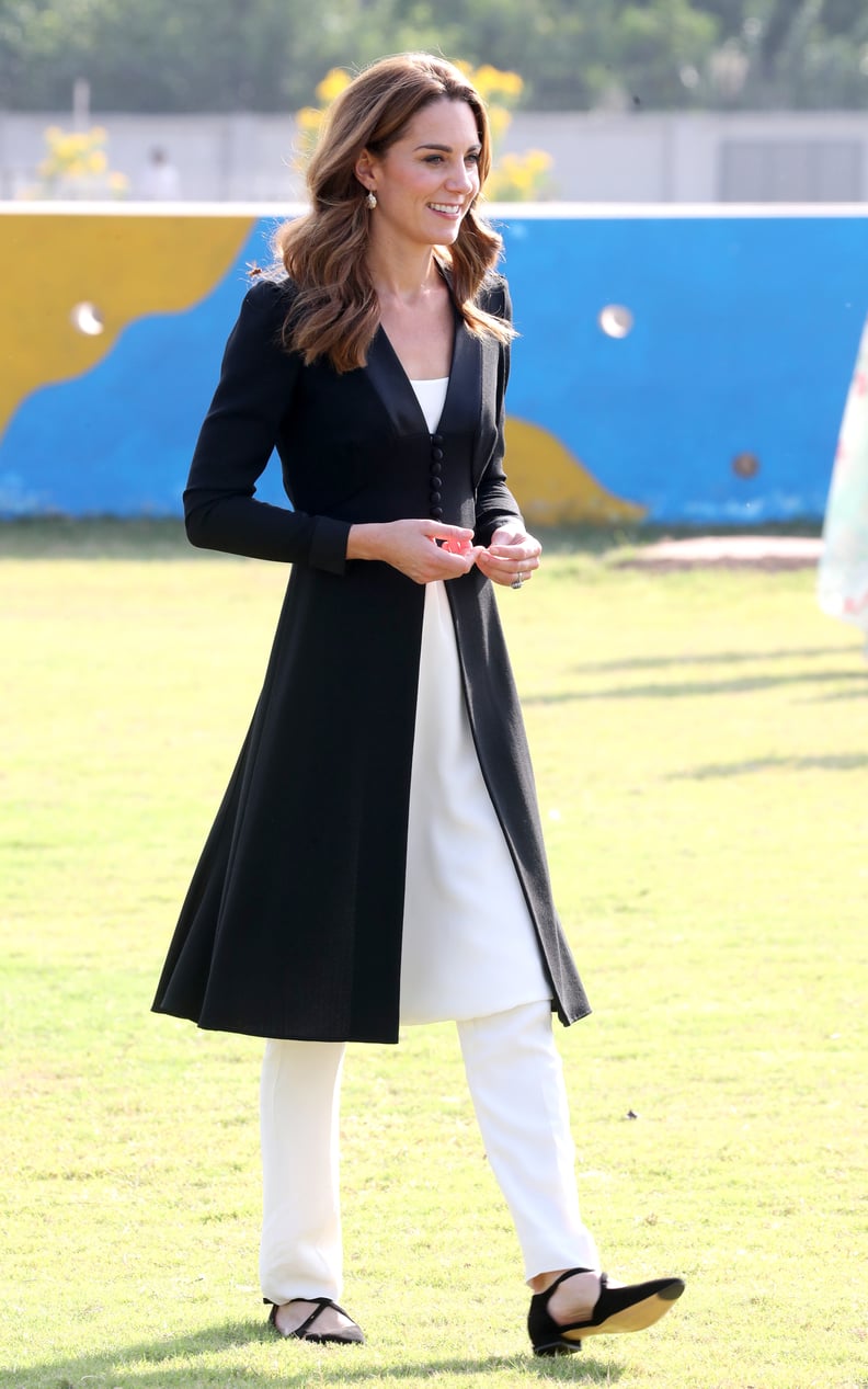 Kate Middleton Wearing Russell & Bromley Flats in Pakistan