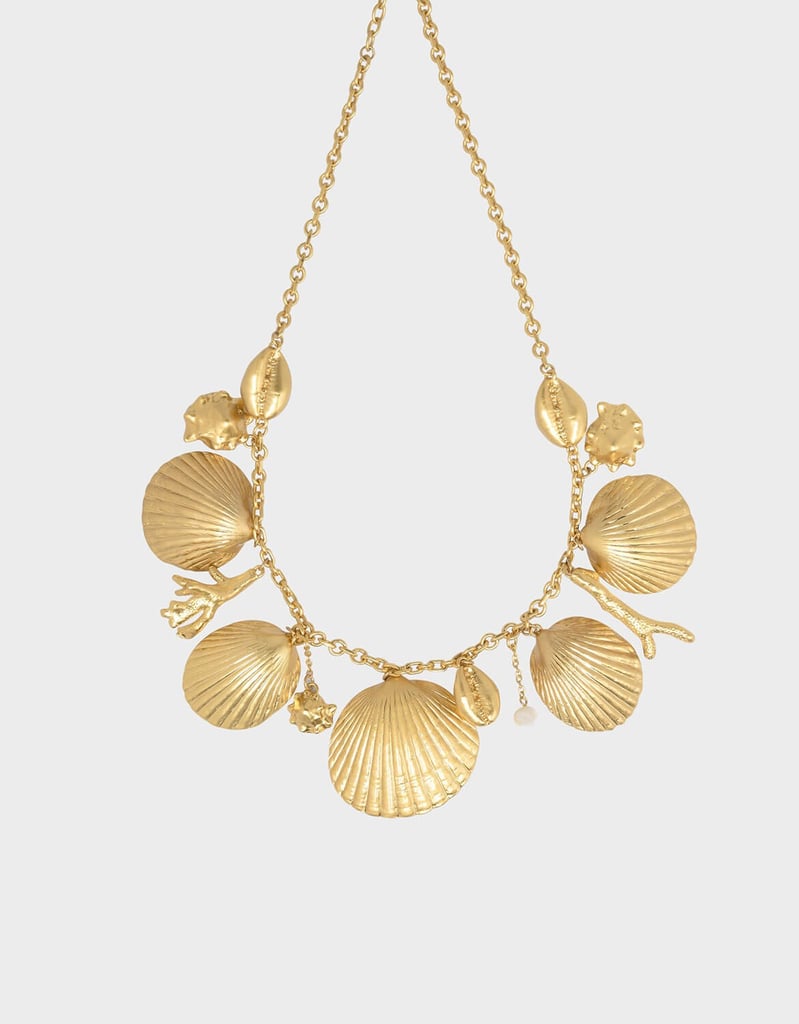 Charles & Keith's Gold Seashell Necklace