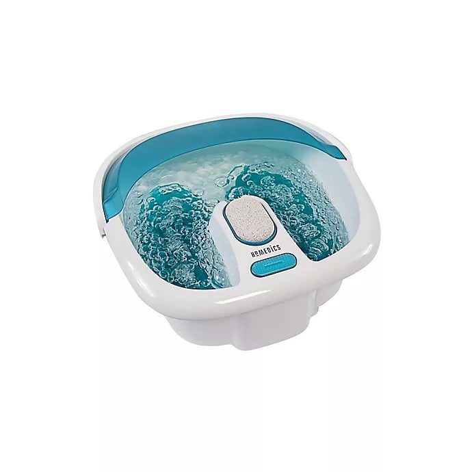 Foot Spa: Bed Bath and Beyond Homedics Bubble Spa Elite Foot Bath with Heat Boost Power