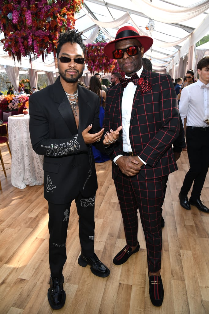 Miguel and Dapper Dan at the 2020 Roc Nation Brunch in LA